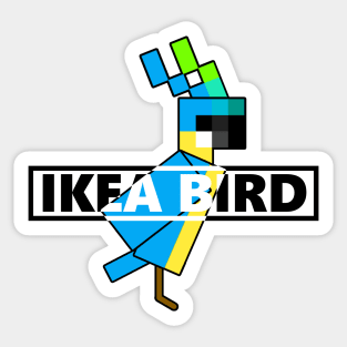 Ikea Bird Parrot Sticker